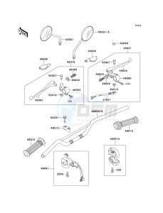 KE 100 B [KE100] (B16-B20) [KE100] drawing HANDLEBAR