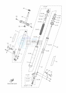 XTZ690D TENERE 700 WORLD RAID (BAG1) drawing FRONT FORK