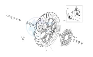 RCR_SMT 50 drawing Front wheel