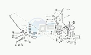 California 1100 Stone EV/EV Touring/80 drawing Rear master cylinder