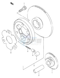 GSF250V (E24) Bandit drawing STARTER CLUTCH