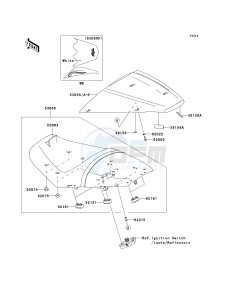 ZX 1400 A [NINJA ZX-14] (A6F-A7FA) A6F drawing SEAT