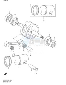 LT50 (P1) drawing CRANKSHAFT