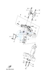 XSR700 (B344 B344 B344 B344) drawing STEERING