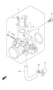 DF 20A drawing Throttle Body Non-Remote Control