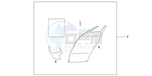 CB1000R9 Europe Direct - (ED) drawing RR.FENDER COVER