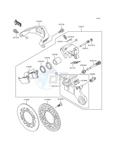 KX 250 K [KX250] (K) [KX250] drawing REAR BRAKE