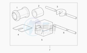 Griso V 850 IE IE drawing Specific tools IIi