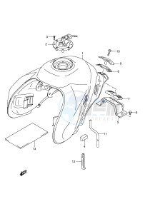 DL650 (E2) V-Strom drawing FUEL TANK