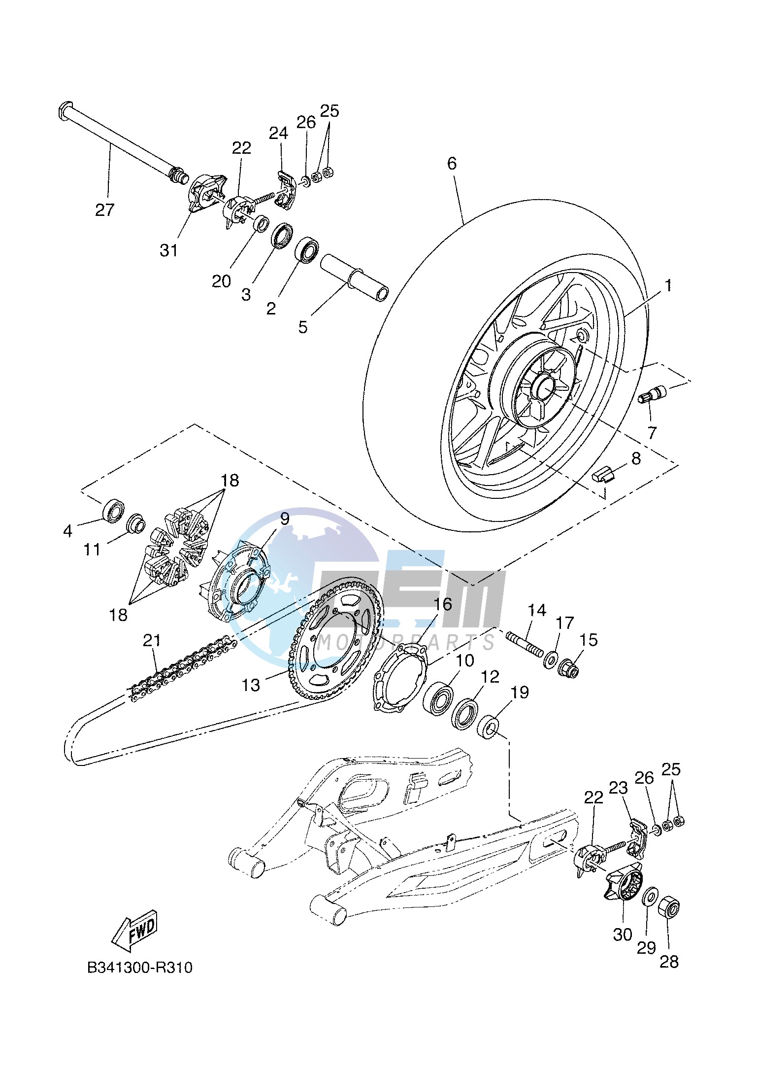 REAR WHEEL