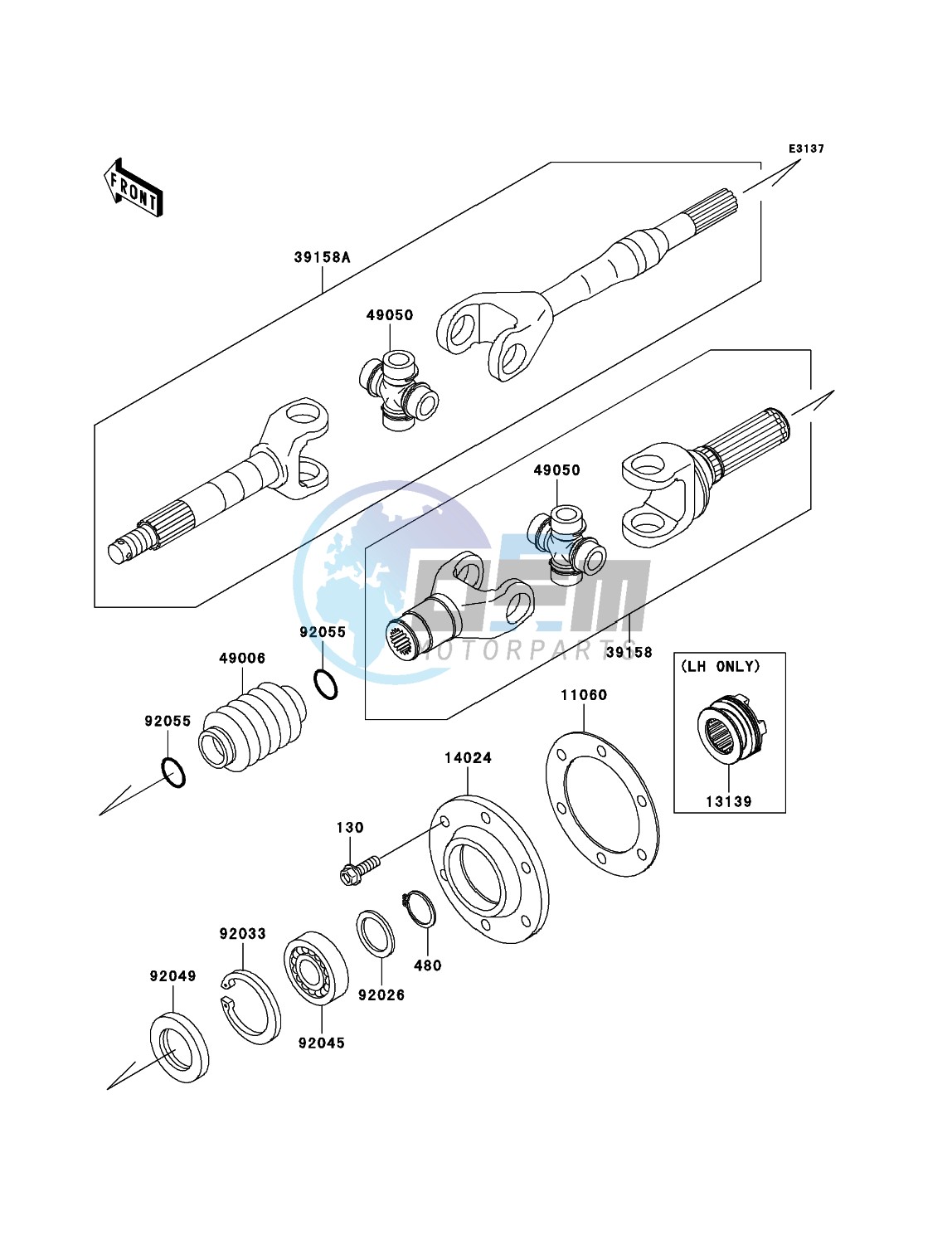 Drive Shaft-Rear