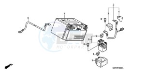 NT700VA UK - (E / MKH) drawing BATTERY