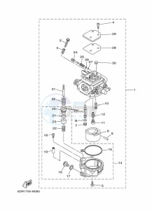 FT9-9LEL drawing CARBURETOR