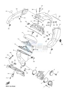 YZ250FX (B297 B298 B299 B299 B29A) drawing INTAKE