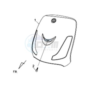 FIDDLE II 125 drawing FR PLATE / INDICATORS / INNER LEG SHIELD