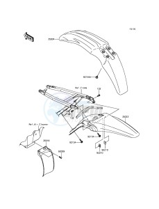 KX450F KX450FFF EU drawing Fenders