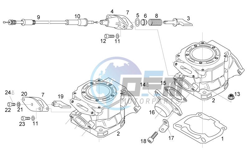 Cylinder - Exhaust valve