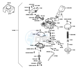 VITALITY 50 drawing Carburator