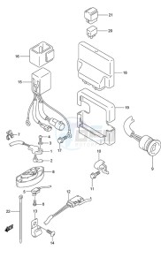 DF 200 drawing PTT Switch/Engine Control Unit