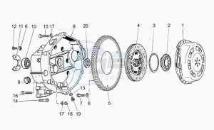 Breva 750 IE IE drawing Clutch I