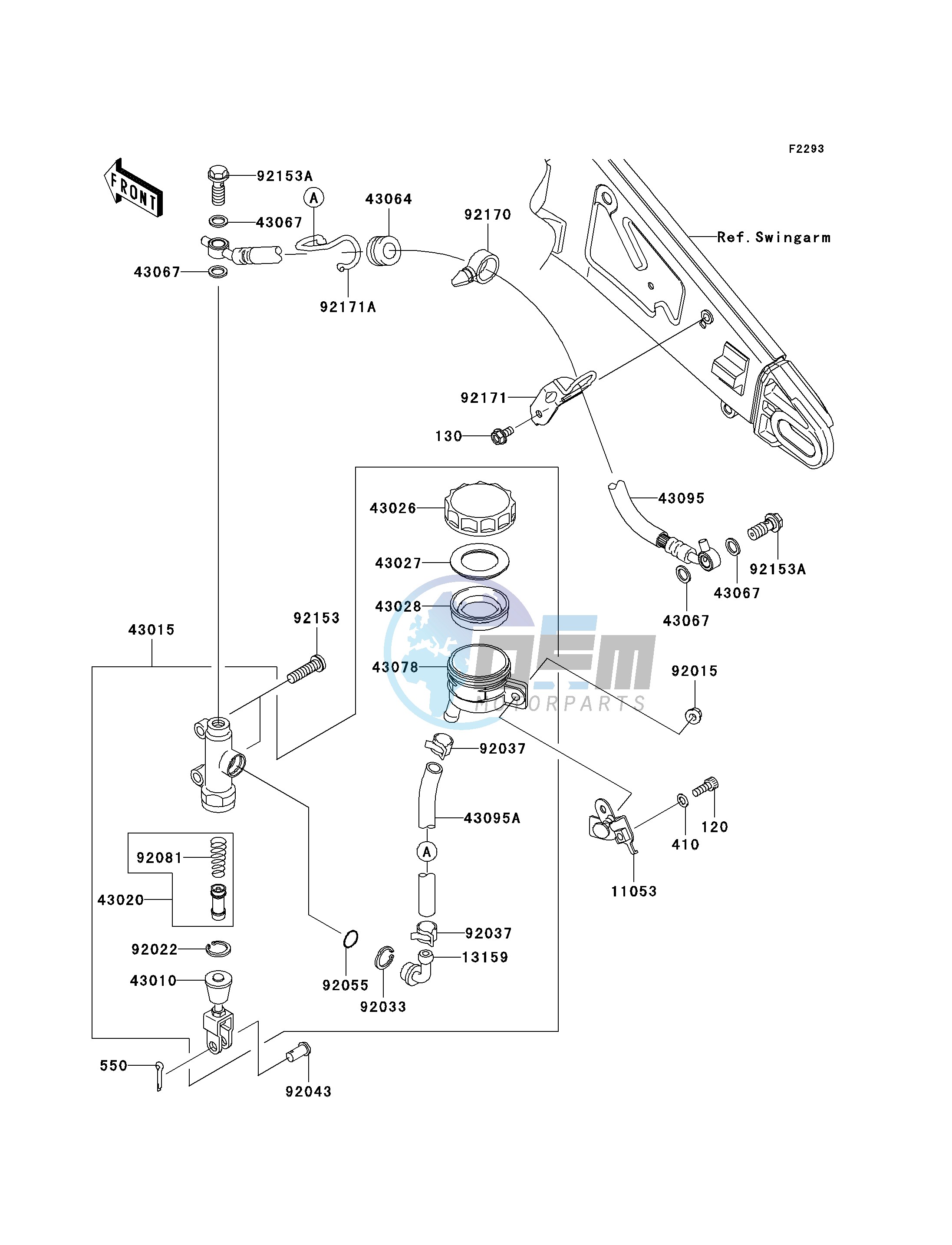 REAR MASTER CYLINDER