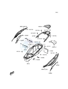 J300 ABS SC300BEF XX (EU ME A(FRICA) drawing Seat Cover