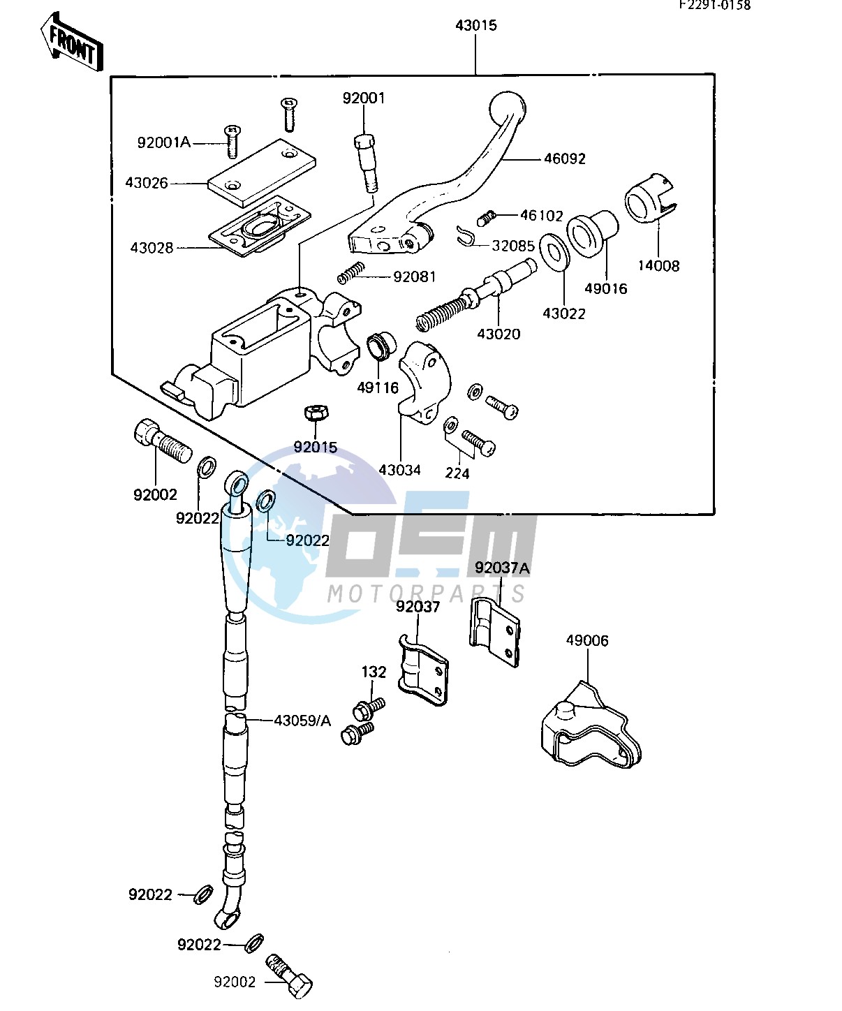 FRONT MASTER CYLINDER