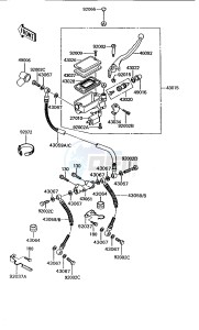 ZG 1200 B [VOYAGER XII] (B6-B9) [VOYAGER XII] drawing FRONT MASTER CYLINDER