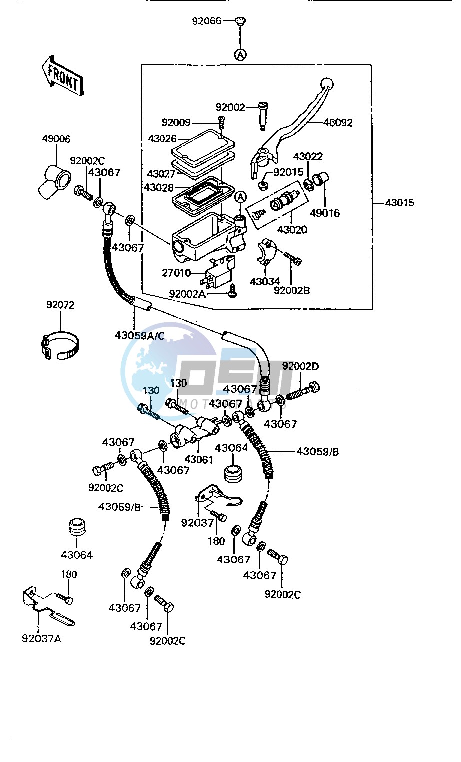 FRONT MASTER CYLINDER