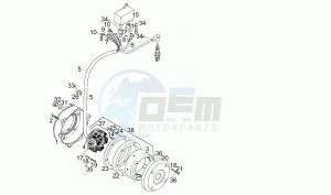 Climber 280 drawing Cdi magneto assy