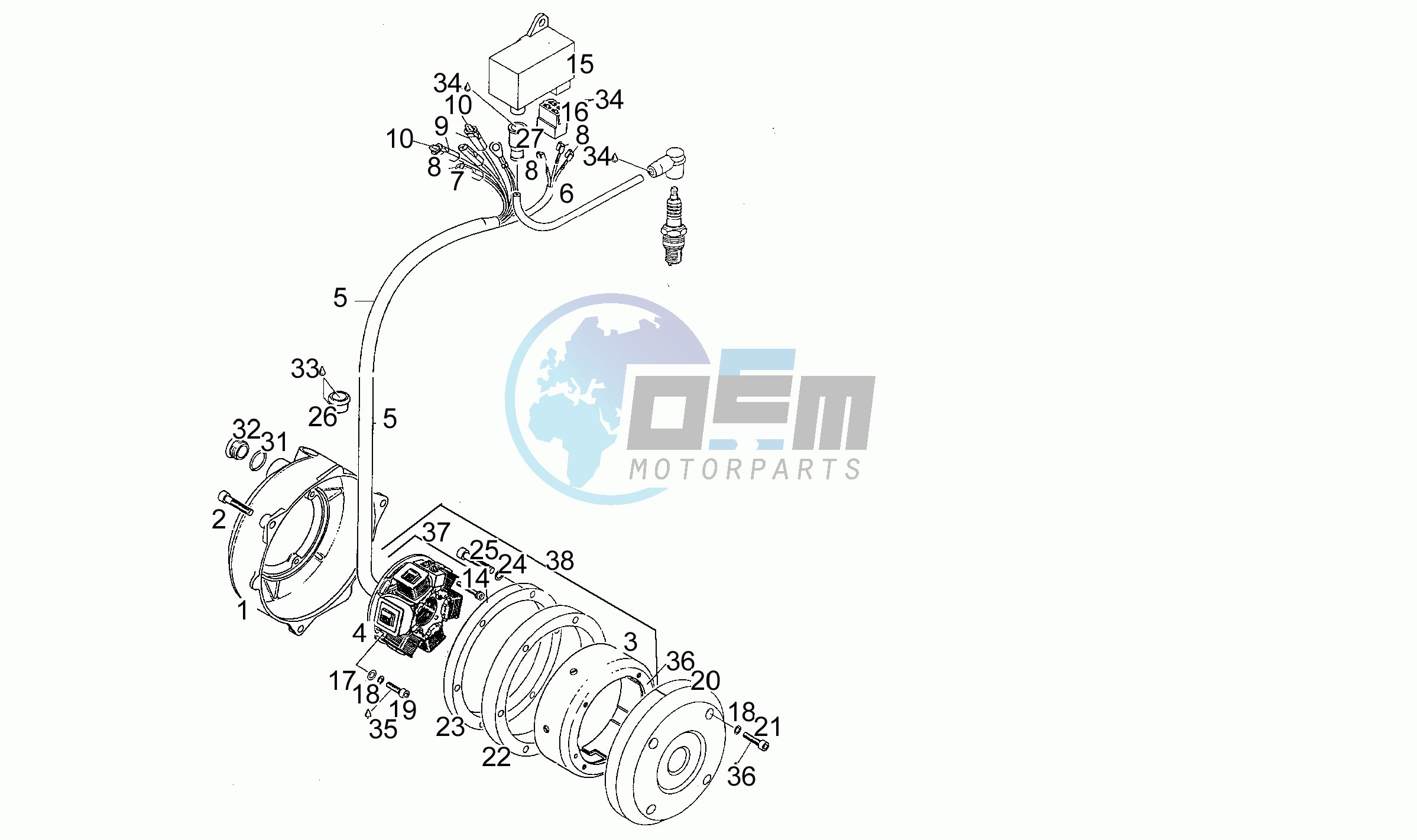 Cdi magneto assy