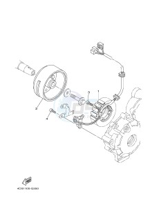 YFM250R RAPTOR 250 (33B8) drawing GENERATOR