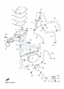 YFZ50 (BW4H) drawing INTAKE