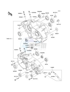 KX 65 A [KX65 MONSTER ENERGY] (A6F - A9FA) A7F drawing CRANKCASE