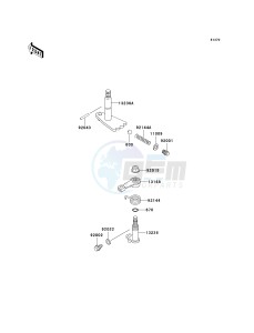 KAF620 G MULE 3000 (G1-G5) MULE 3000 drawing GEAR CHANGE MECHANISM