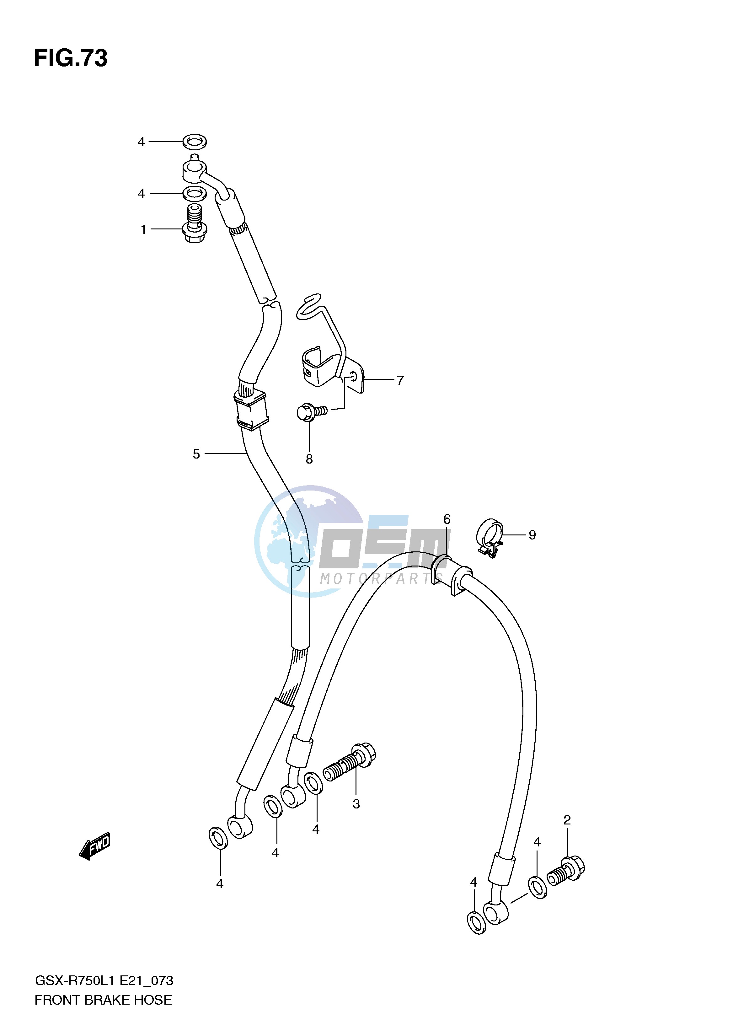 FRONT BRAKE HOSE