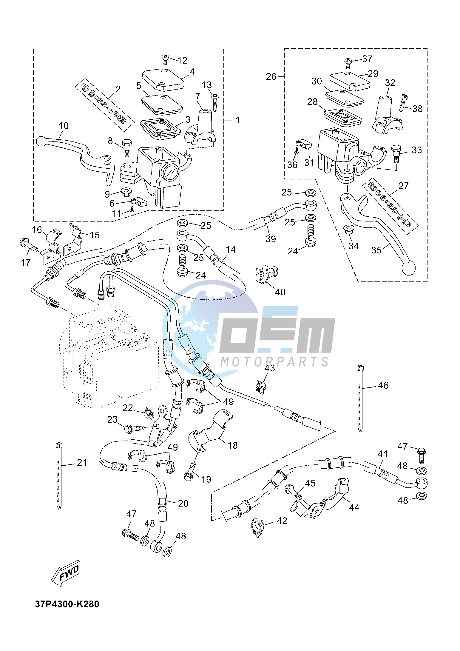 FRONT MASTER CYLINDER