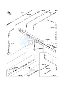 KLF250 KLF250A7F EU GB drawing Cables