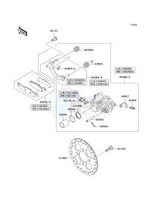 KSF 450 B [KFX450R MONSTER ENERGY] (B8F-B9FB) B9F drawing FRONT BRAKE