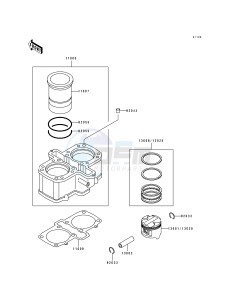 EX 500 A [EX500] (A4-A7) [EX500] drawing CYLINDER_PISTONS