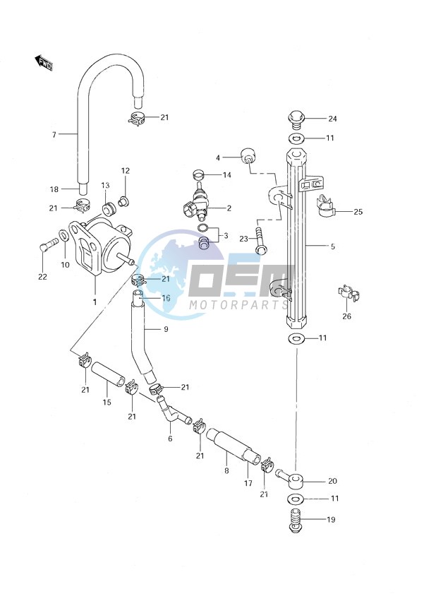 Fuel Injector (S/N 972016 to 2008)