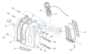 Scarabeo 50 2t (eng. Minarelli) drawing Air box