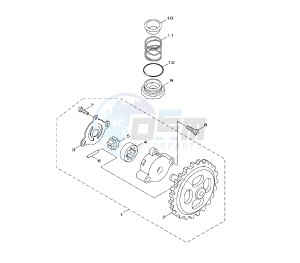 HW XENTER 150 drawing OIL PUMP