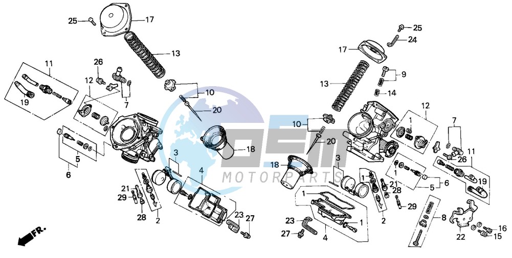 CARBURETOR (COMPONENT PARTS)