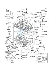 KLE500 KLE500B6F GB XX (EU ME A(FRICA) drawing Crankcase