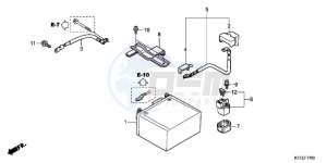 SH125C drawing BATTERY