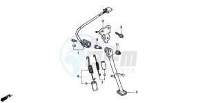 CBR900RR drawing STAND