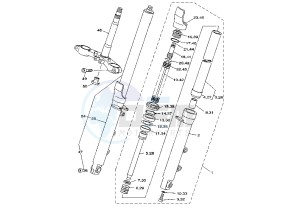 TDM 850 drawing FRONT FORK