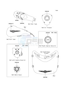 VN 1700 A [VULCAN 1700 VOYAGER] (9FA) A9F drawing DECALS-- RED- --- A9F- -