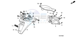 FES1259 UK - (E / MKH) drawing REAR FENDER